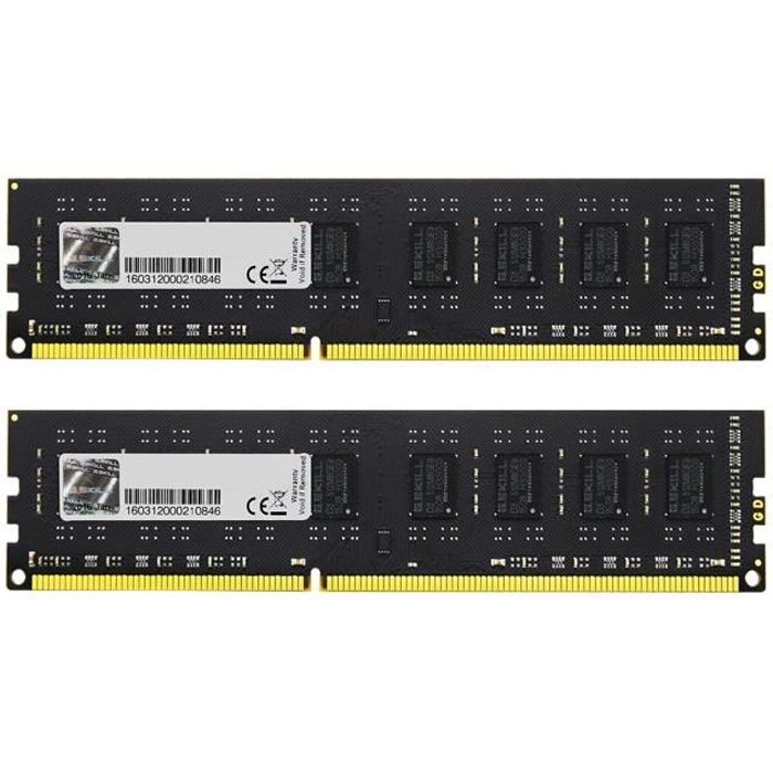 GSKILL – Mémoire PC RAM – Value – 16Go (2X8Go) – 1600MHz – DDR3 – CAS 11 (F3-1600C11D-16GNT