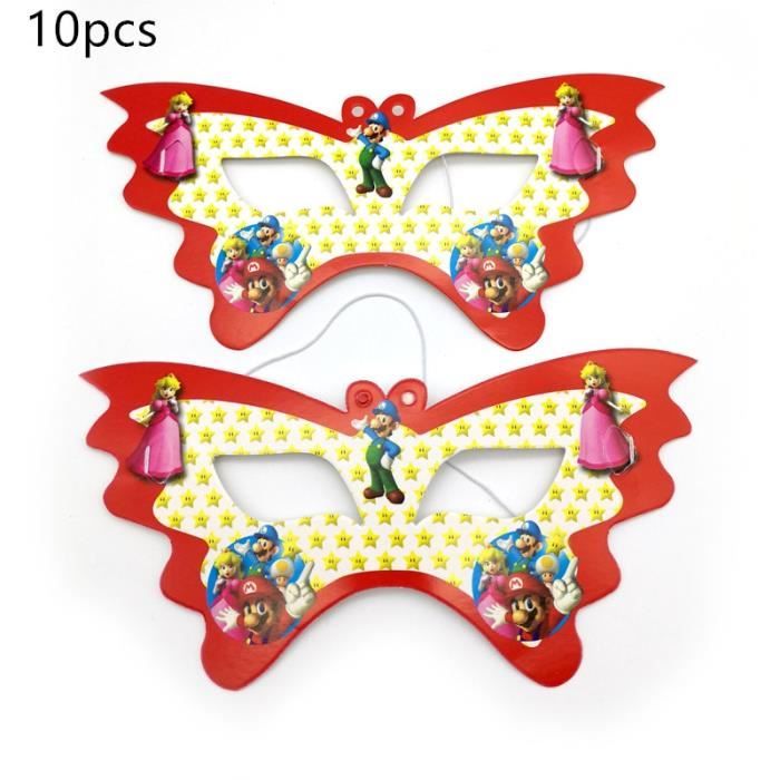 X2 Personnalisé Anniversaire Bannière Super Mario Enfants Fête Décoration 12