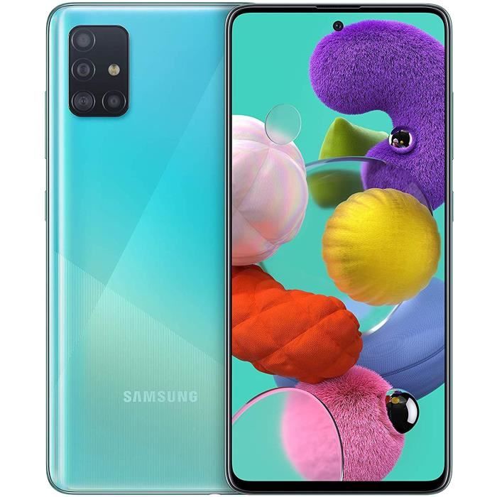 Samsung Galaxy A51 128 Go Bleu - vue 2