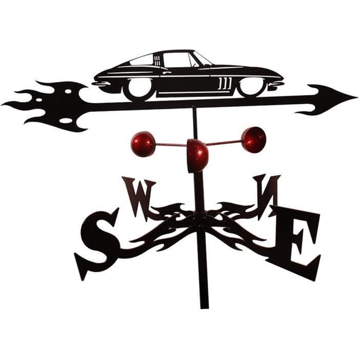 Girouette En Métal Girouette Cheval 3D Indicateur De Direction Du Vent