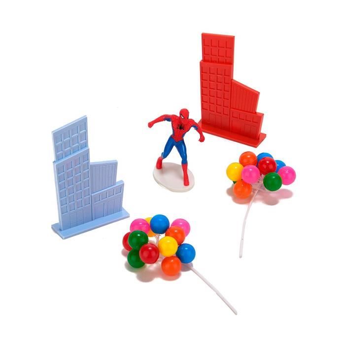 Kit De Decoration Spiderman Pour Gateau D Anniversaire Patisserie 729 Achat Vente Figurine Decor Gateau Prolongation Soldes Cdiscount