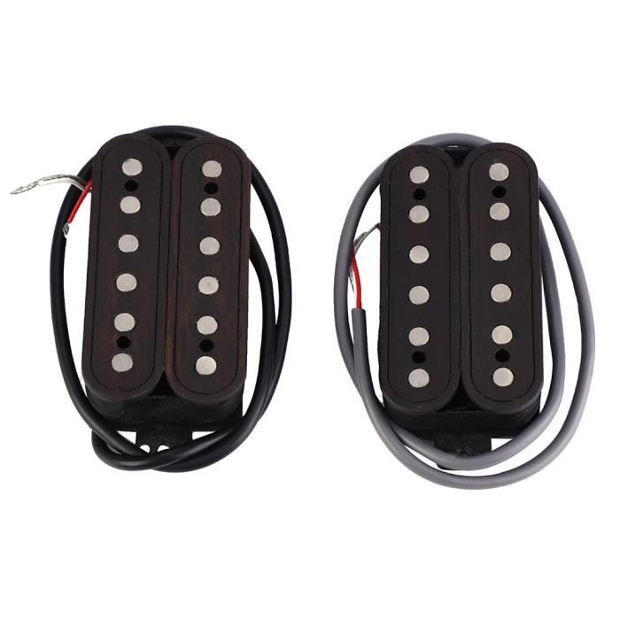 Lot de 2 compartiments à piles 9 V pour micros de guitare