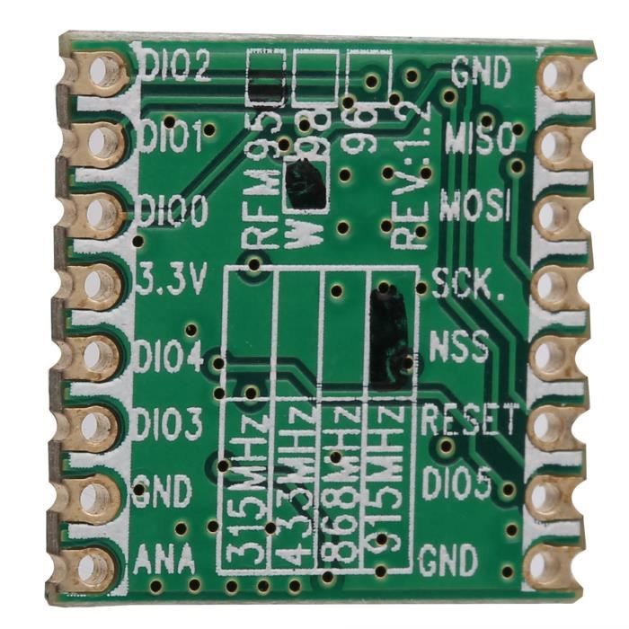 Module Radio LoRa Ebyte E28-2G4M27S - 2.4 GHz, 500 MW (27 DBm), Portée 8 Km - Interface SPI - Pour Communication Longue Distance