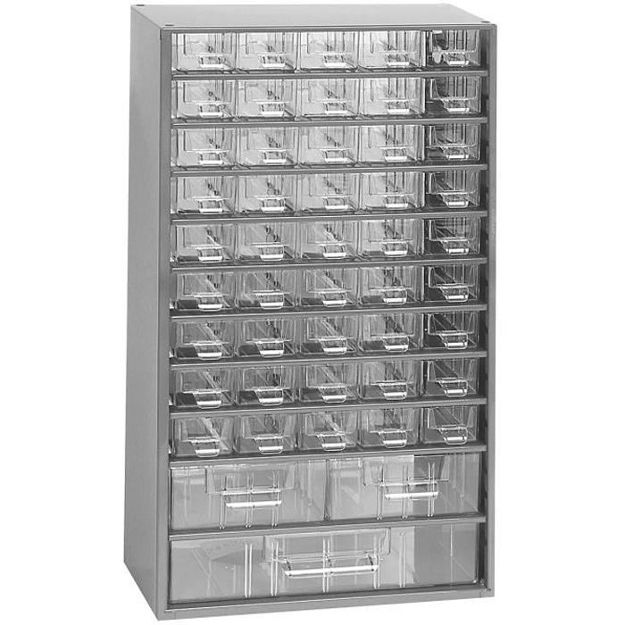 Casier de rangement pour vis Bloctiroirs HxLxP 551 x 306 x 155 mm