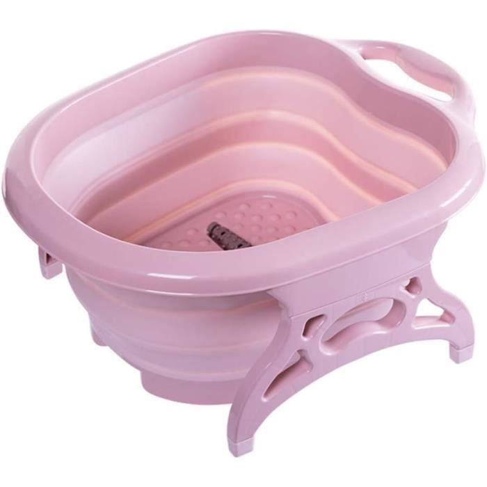Baignoire Pliable Portable, Sur Pied, Pour Bain Chaud Ou Froid, 130x59x16cm, Bleue, Neuve