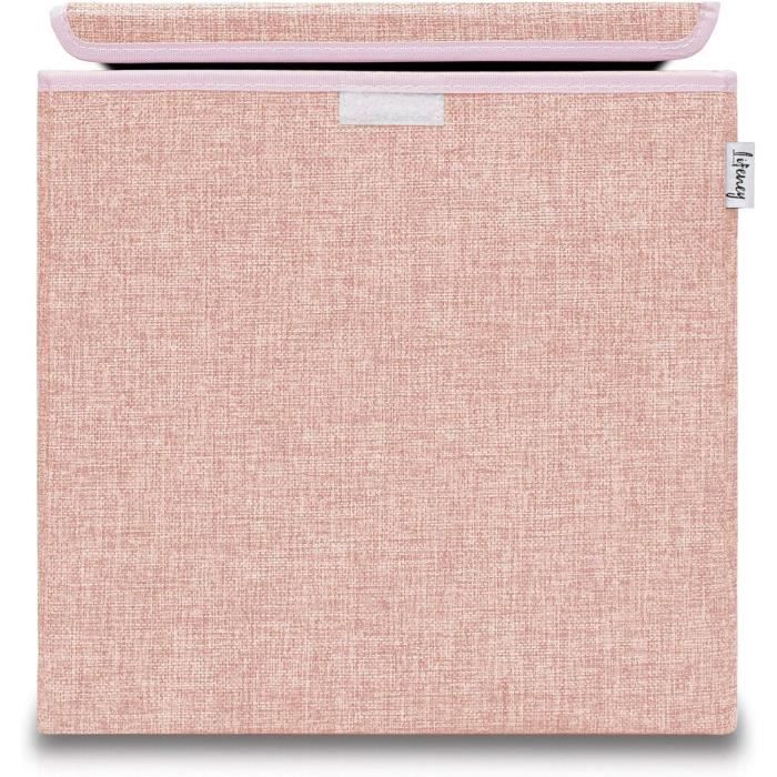 LIFENEY meets Bobo le loir Boîte de rangement avec couvercle pour enfants - Boîte avec le loir emblématique pour ranger les jouets - 30 x 30 x 30 cm adaptée aux étagères