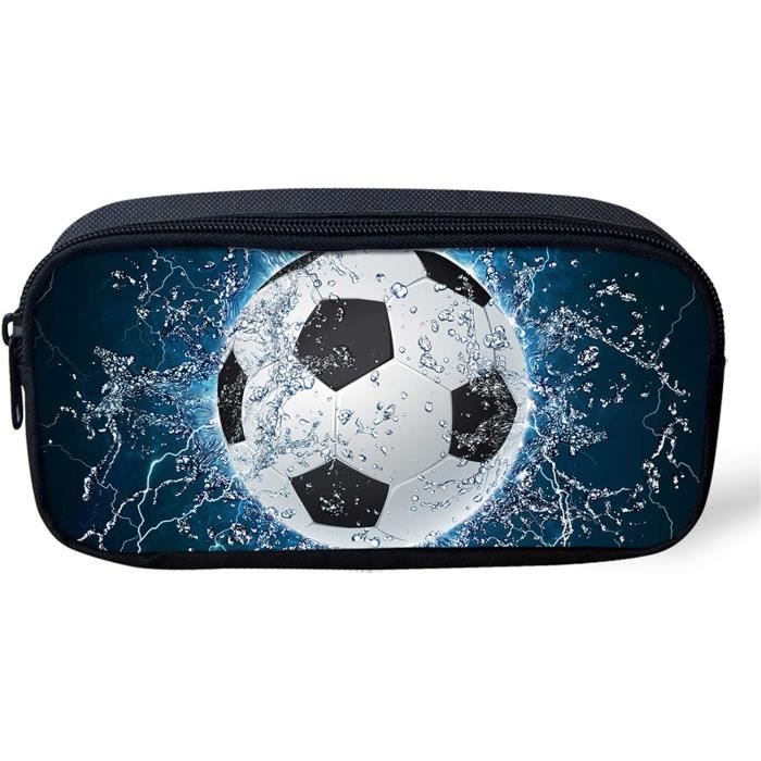 Kit Crayons Et Gommes Football - 36 Crayons + 36 Gommes + 1 Trousse - Cadeau Pour Enfants Fans De Foot