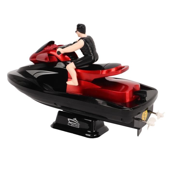 OBEST 2 Bateaux RC Mini + Piscine Gonflable – Course Haute Vitesse 2.4GHz, Jouet Aquatique Été Pour Enfants & Adultes, Facile à Utiliser