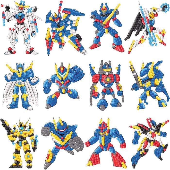 Diamond Painting Enfant, 16 PCS DIY Peinture Animaux Autocollant, Kit Mosaïque pour Enfants, Autocollant Kits, Broderie pour Enfants et Adultes Diamond Painting Enfant, 16 PCS DIY Peinture Animaux Autocollant, Kit Mosaïque pour Enfants, Autocollant Kits, Broderie pour Enfants et Adultes