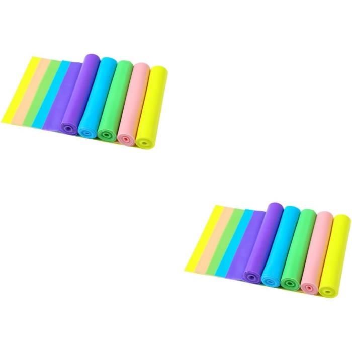 Bande élastique De Yoga/pilates - 1500 X 150 X 0,35 Mm - TPE élastique - Pour étirement, Musculation, Flexibilité - 5