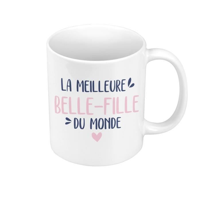 Mug Céramique La Meilleure Belle Fille du Monde Famille Fille ...