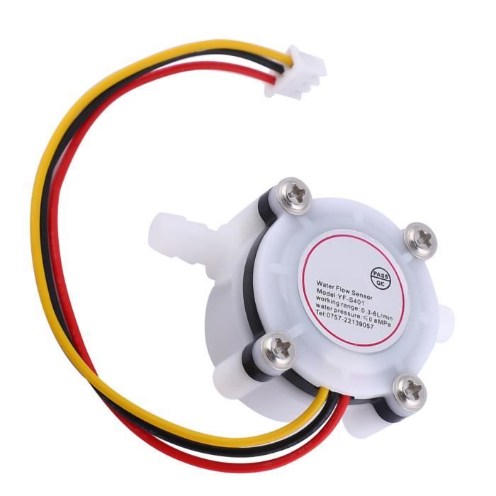 Débitmètre Indicateur, Filetage G1/4 Capteur de Débit d'Eau, 8