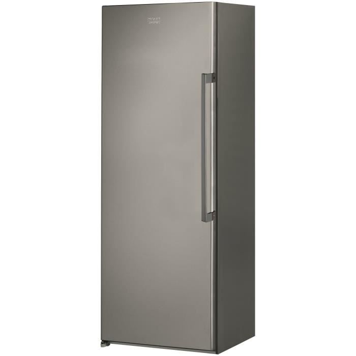 Congélateur armoire - HOTPOINT UH6F2CXI - 4 paniers / tiroirs - 228L - No Frost - Classe E - L 595 cm x H 167 cm - Inox - Hotpoint