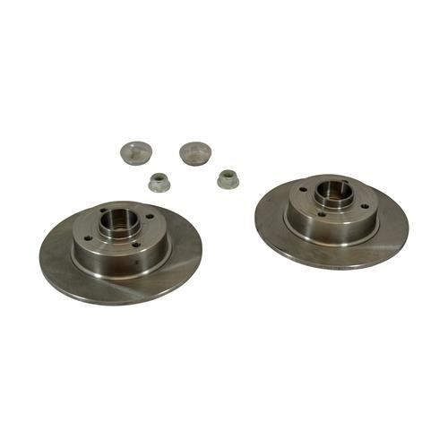 Klaxcar Lot De 2 Disques De Frein Avec Bague Abs Pour Clio Iii