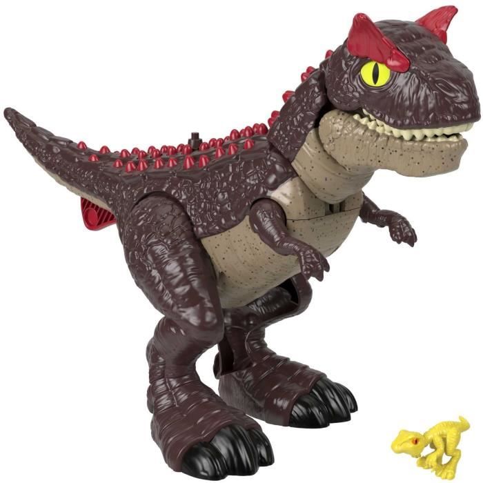 carnotaurus attaque de piques - fisher-price - hml42 - figurine imaginext jurassic world