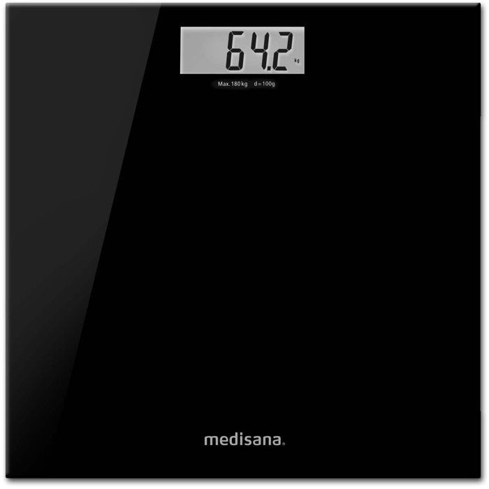 Pèse-personne - MEDISANA - PS 402 - 180 kg max - Verre Noir