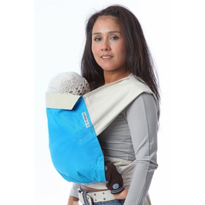 Ti Wawita Porte Bebe Chinois Bleu Lanieres Bleu Lanieres Ecrues Cdiscount Pret A Porter