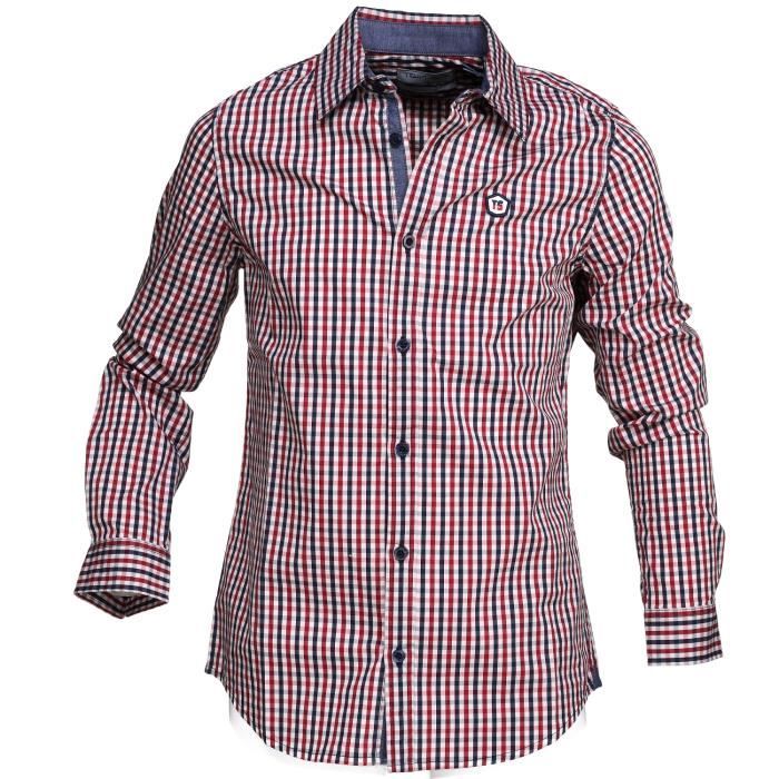 Chemise garçon Teddy Smith Colder Ml Jr 607055 Rouge - Achat / Vente  chemise - chemisette - Cdiscount