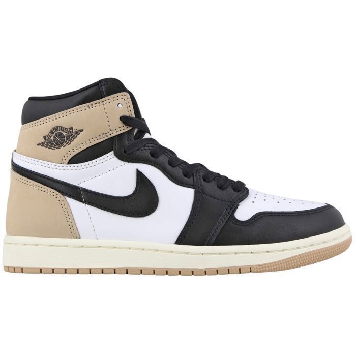 Nike Baskets Femme AIR JORDAN 1 RETRO HI OG - Nike - Beige - Cuir