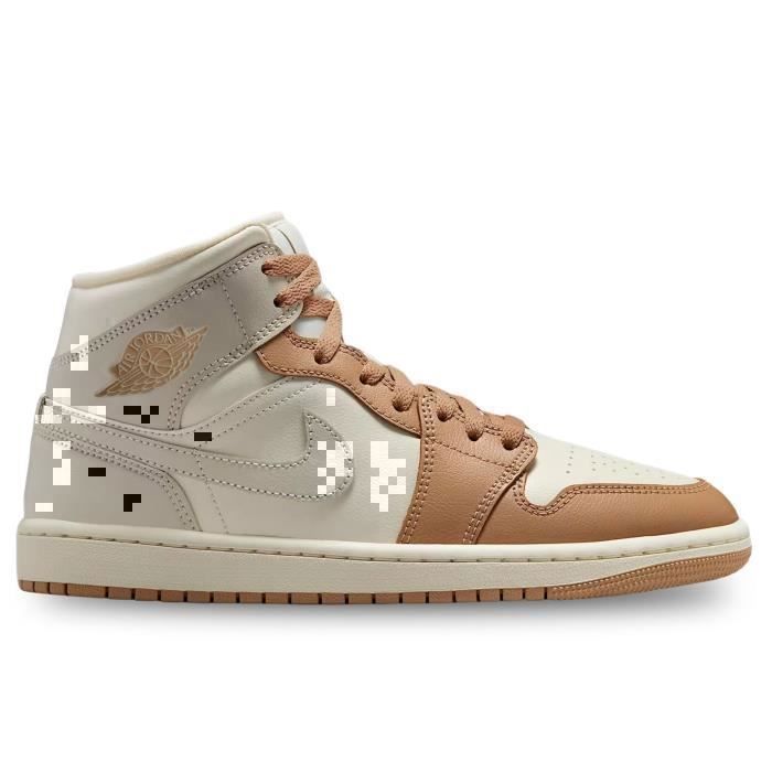 Nike Nike Wmns Air Jordan 1 Mid Chaussures pour Femme Beige BQ6472-118