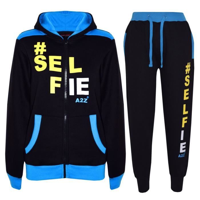 Survêtement Enfant Huntrix - Sweat à Capuche + Pantalon Jogging - Motif Dessin Animé - 65% Coton - Ensemble Sport Loisirs