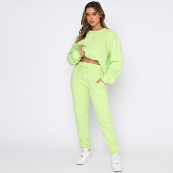 Ensemble jogging pull femme outlet
