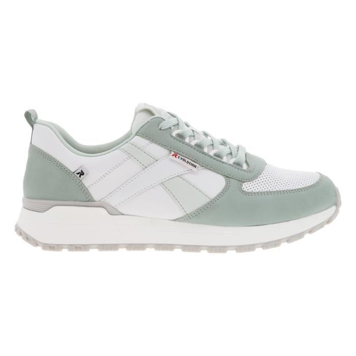 Rieker Baskets Rieker® R-Evolution vertes - Laçage rapide - Femme