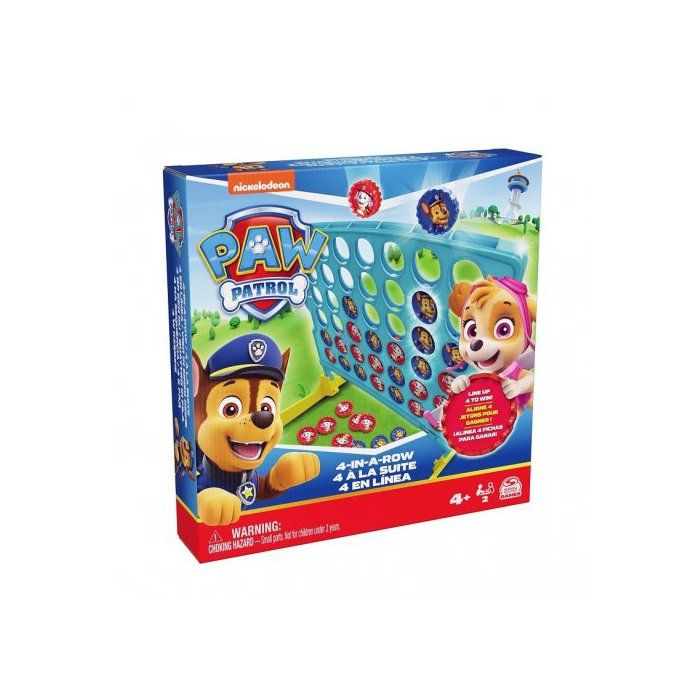 Jeu societe Pat patrouille 4 a la suite Marcus / Chase - Aligner 4 pions - Classique Enfant - 2 Joueurs - Set Jouet et carte Jeu societe Pat patrouille 4 a la suite Marcus / Chase - Aligner 4 pions - Classique Enfant - 2 Joueurs - Set Jouet et carte