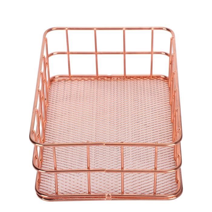 Panier De Rangement De Douche Gsycle – Bac Organisateur à Poignée Avec Fond Aéré – Pour Salle De Bain, Cuisine, Dortoir