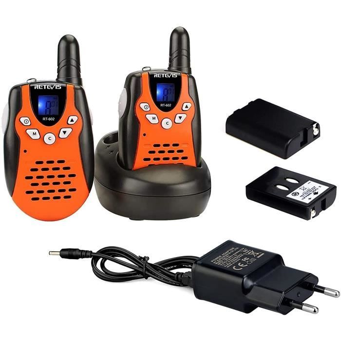 2 pièces Mini talkie-walkie enfants Station de Radio rechigne