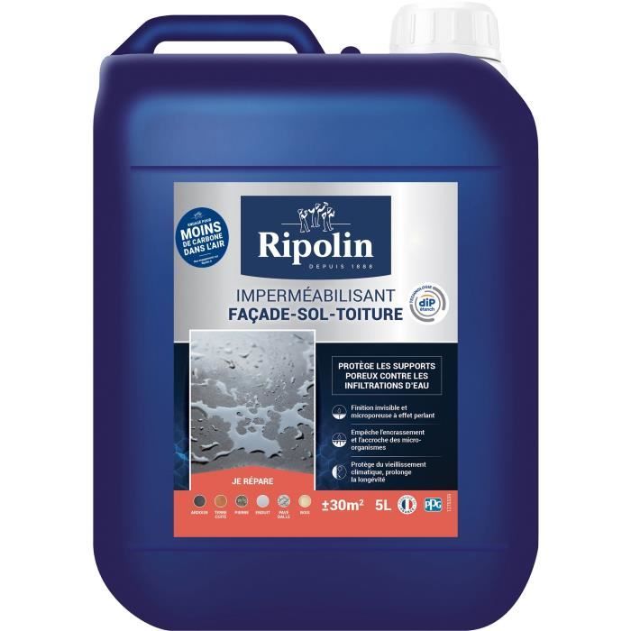 Ripolin Imperméabilisant Façade-sol-toiture - 5l - vue 1