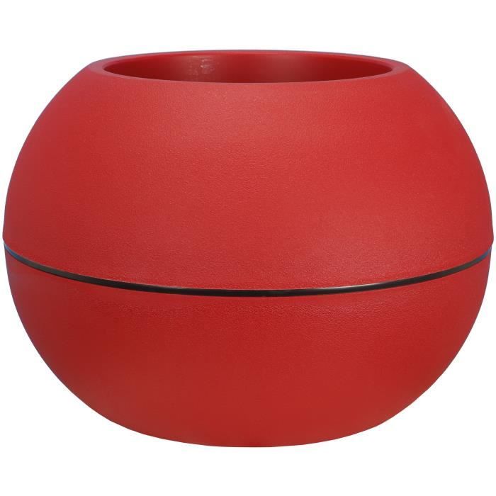 Pot De Fleurs Granit Boule En Plastique D40cm Riviera Le Pot De Fleurs - vue 3