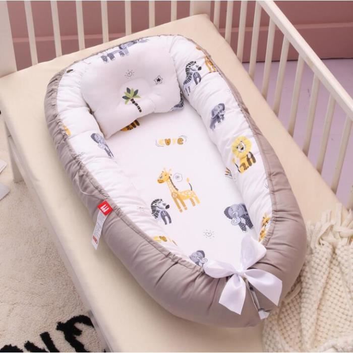 Rumocovo Reducteur De Lit Bebe 100 Coton Biologique Lavable Sac De Couchage Securitaire Pour Nouveau Ne Modele 6 Cdiscount Puericulture Eveil Bebe