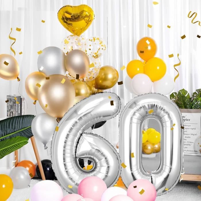 Ballons Anniversaire 3 Le Rainbow 100Cm - Ballon Chiffre 3 Numéro 3-20