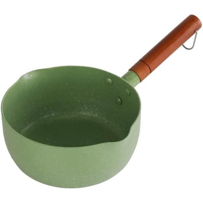 Casserole Vintage Le Creuset 16 Cm Avec Bec Verseur Et Manche En Bois, Orange