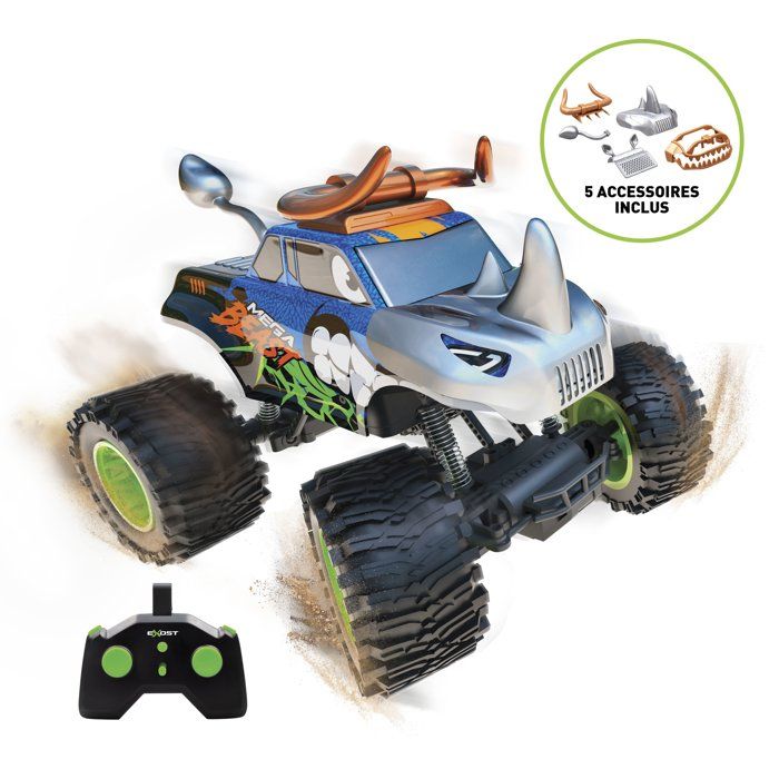 Voiture Télécommandée Mega Beast Monster Truck avec Accessoires SILVERLIT - vue 2