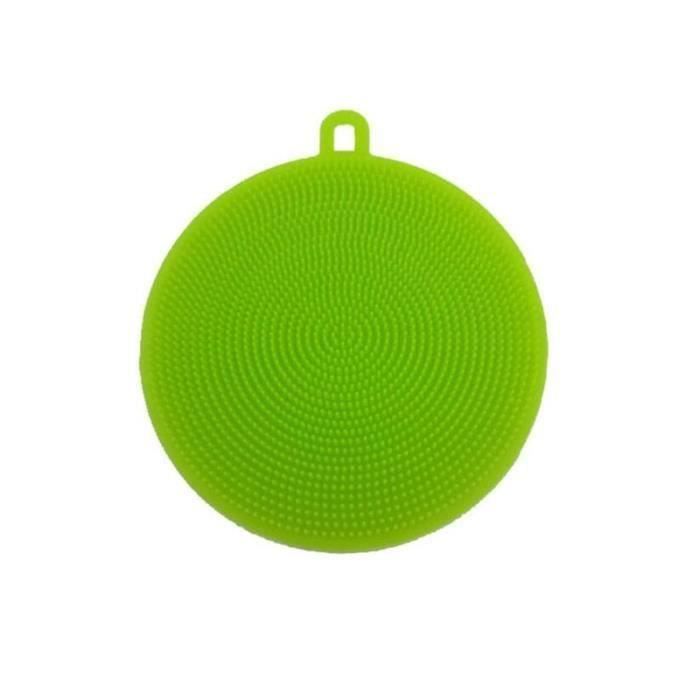 Éponge SiliCône - 5 Pièces Nettoyer éponge Cuisine Antibactérien Multicolore Pour Nettoyage Ustensiles De Cuisine Pour Légumes,Fruits Aliments Grade SiliCône Scrubbers Brosse(Ronde)-Fei Yu - Foto 11