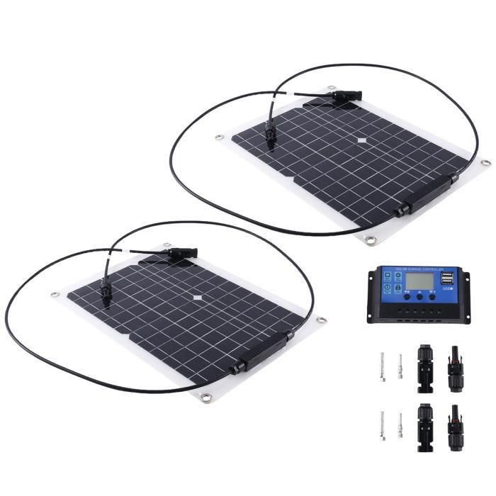 Kit panneau solaire 10W 18V haute efficacité avec contrôleur de cellules
