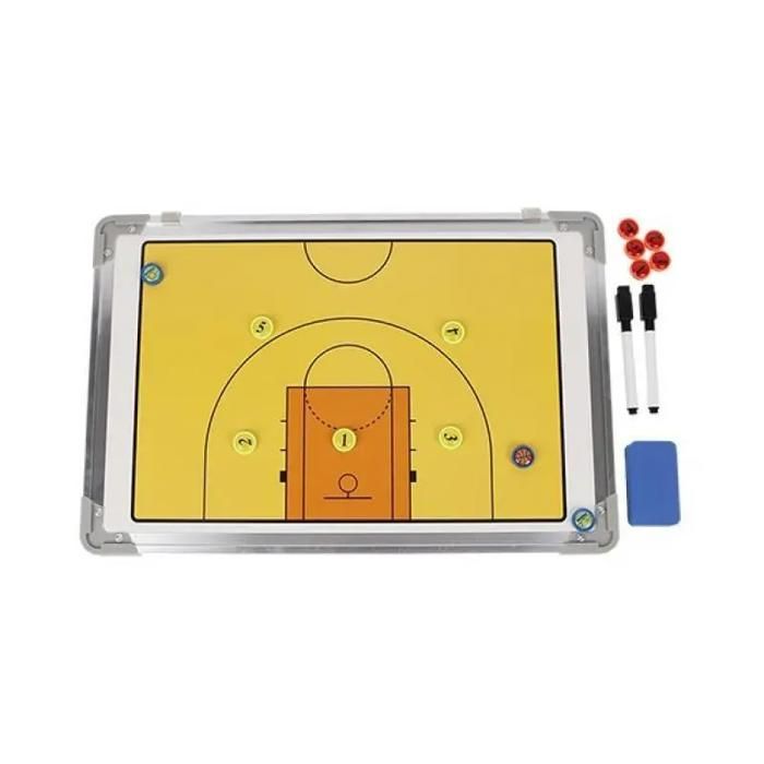 Tableau tactique basket-ball - SOFTEE - Diamond - 30x45 cm - Jaune - Adulte Tableau tactique basket-ball - SOFTEE - Diamond - 30x45 cm - Jaune - Adulte