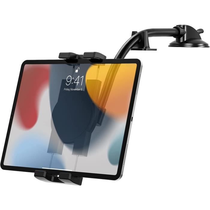 Woleyi Support Tablette Voiture Ventouse - Fixation Universelle Pare-Brise Tableau De Bord Pour IPad Galaxy 4-12.9"