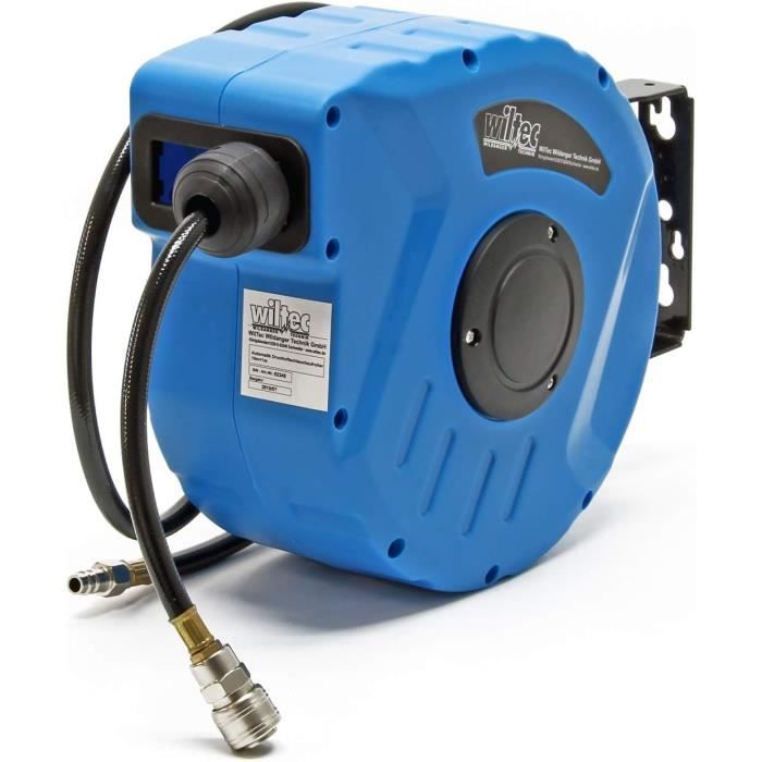 Tuyau D'air Comprimé - Avec Enrouleur Automatique - Longueur De Tuyau 12 M