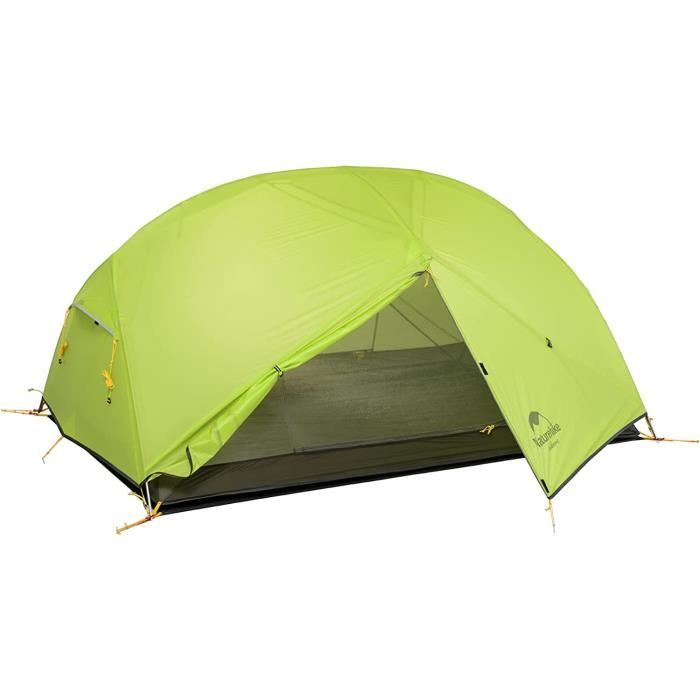 Tente De Camping Ultralégère 2 Personnes - Imperméable 3000mm, 1.8kg (Neuf)