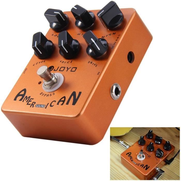 Guitare Pédale d'Effet Son AMP JOYO JF14 True Bypass Orange American