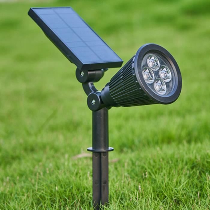 2pcs Lampe Solaire Exterieur Exterieur Etanche Lampe Jardin Reglable Avec Panneau Solaire 180 Spot Solaire Pour Jardin Cour Chemin Achat Vente 2pcs Lampe Solaire Exterieu Cdiscount