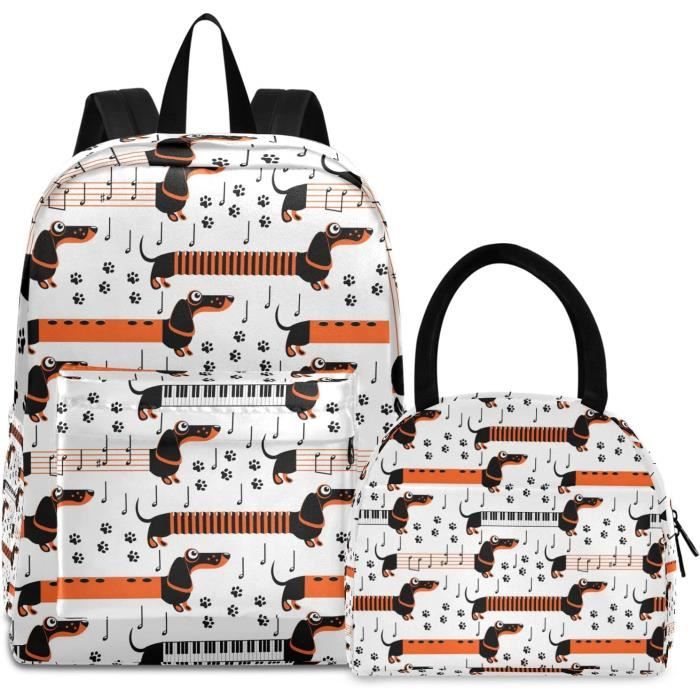 Corgi Dogshoolbag Ensemble Sac À Dos Pour Garçons Et Filles Avec Sac À