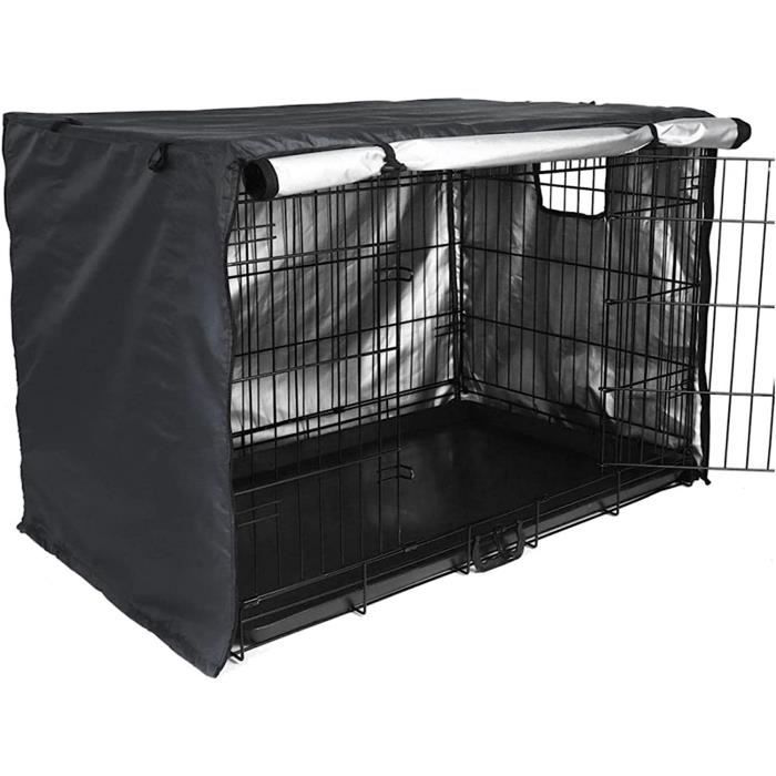 Chengsan Housse pour cage à chien, durable et coupe-vent, pour cage  métallique - protection intérieure et extérieure : : Animalerie