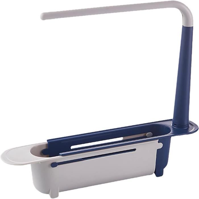Organisateur De Cuisine 5 En 1 Sans Perçage - Égouttoir, Panier Rangement, Support éponge Et Torchon - 23x11x9 Cm