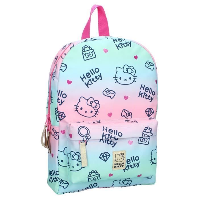 Sac Repas Hello Kitty Lovely 3D Rose - 26 X 20 Cm - Isotherme Avec Bandoulière