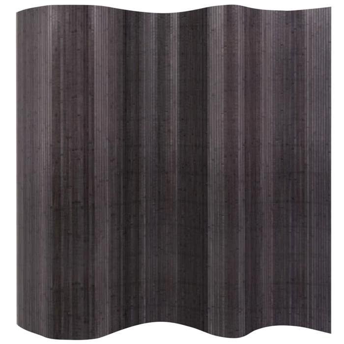 Cloison de séparation en bambou - VIDAXL - Gris - Intérieur - 250 x 165 cm