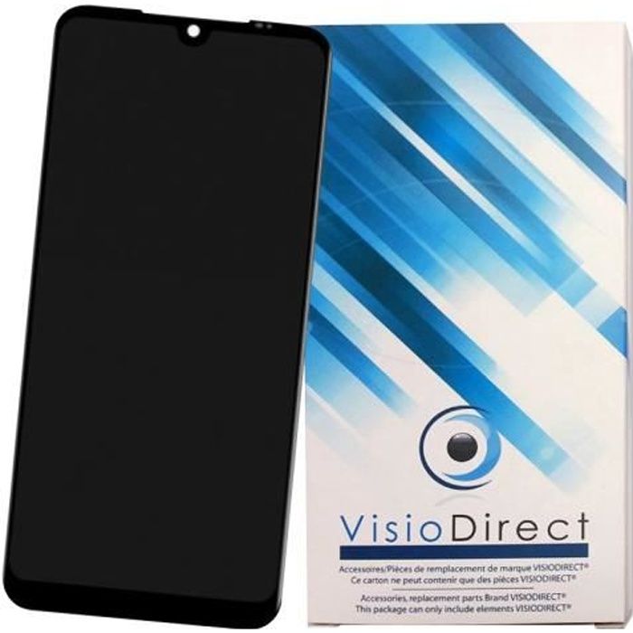 Écran LCD + Vitre Pour Xiaomi Redmi 7 Noir - Kit De Réparation Avec Outils Et Colle